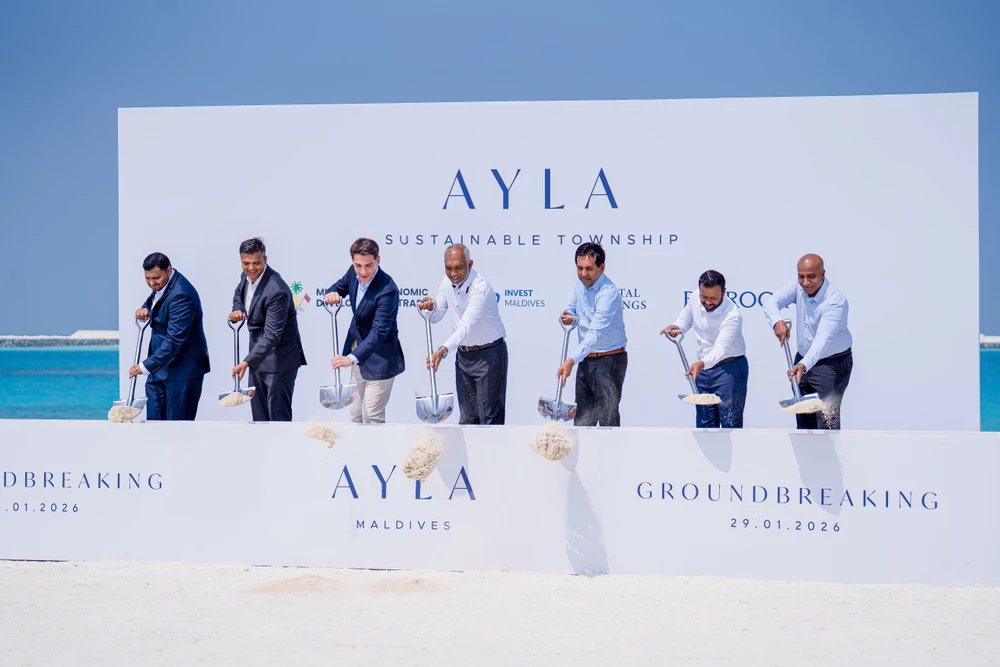 photo for ރައީސުލްޖުމްހޫރިއްޔާ، ރާއްޖޭގައި ތަރައްޤީކުރާ ފުރަތަމަ "ސަސްޓެއިނަބަލް ޓައުންޝިޕް" ގެ ބިންގ